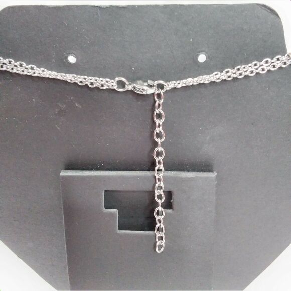 Women's Stainless Steel Religious Cross Jesus Necklace Heart Chain 5mm 26'' - Picture 2 of 4